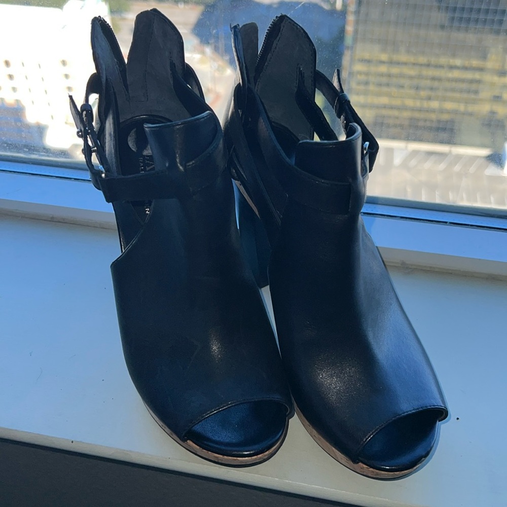 Ralph Lauren block heels
